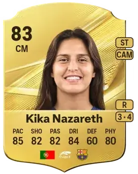 Kika Nazareth card, a good sniping target in EA FC 27