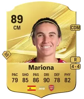 Mariona card, a good sniping target in EA FC 27